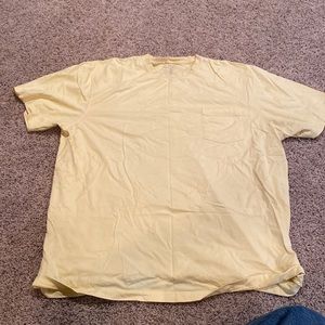 Used LLBEAN yellow t-shirt